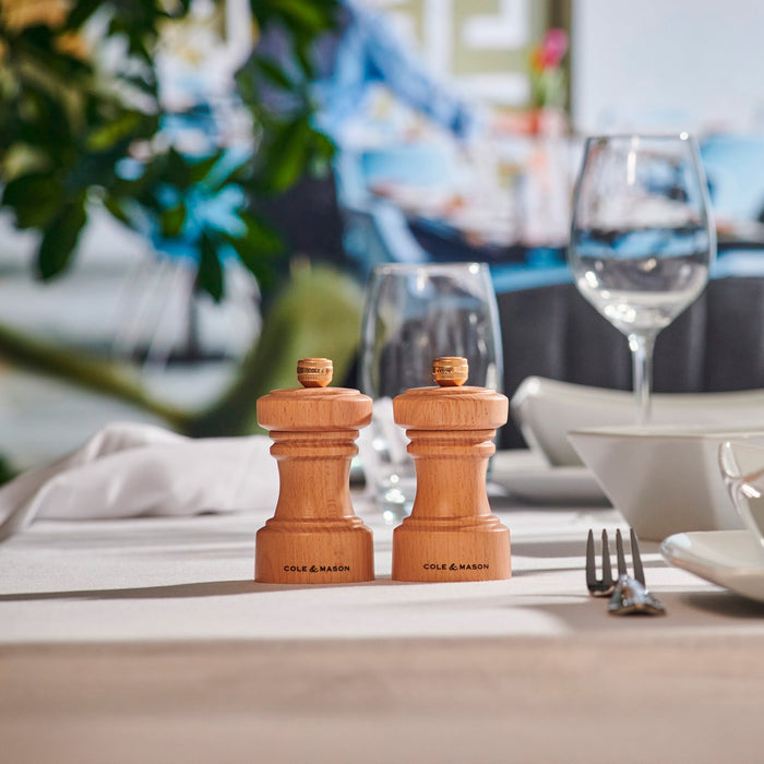 Cole & Mason Hoxton Natural Beech Salt & Pepper Mills