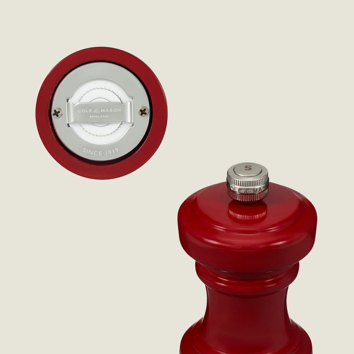 Cole & Mason Hoxton Red Gloss Salt & Pepper Mills