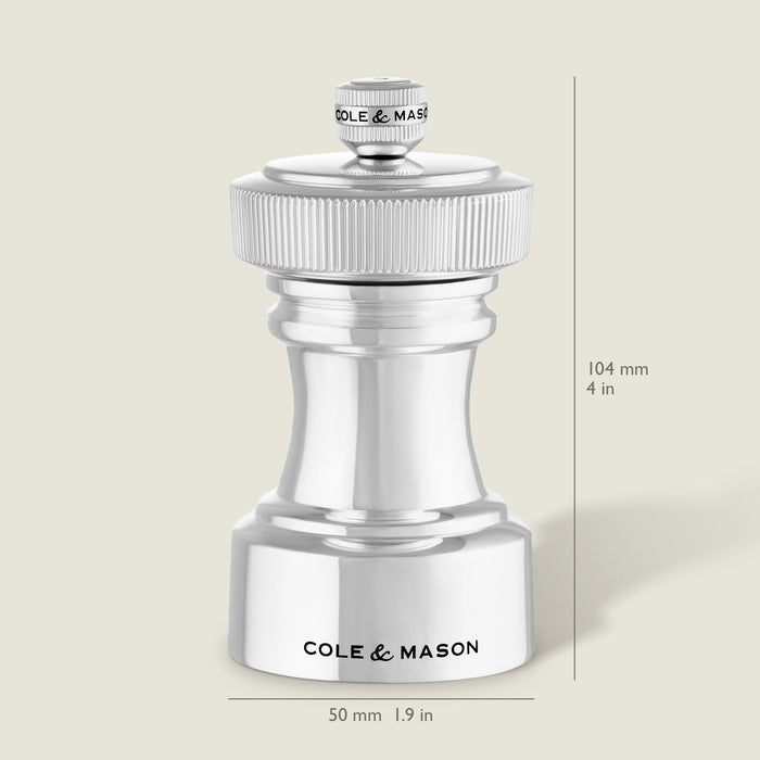 Cole & Mason Hoxton Silver Plated Salt & Pepper Mill Set