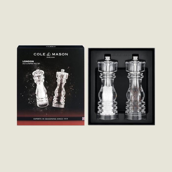 Cole & Mason London Acrylic Salt & Pepper Mills