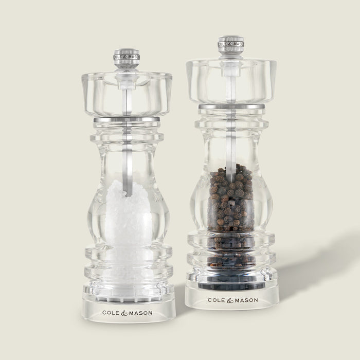 Cole & Mason London Acrylic Salt & Pepper Mills