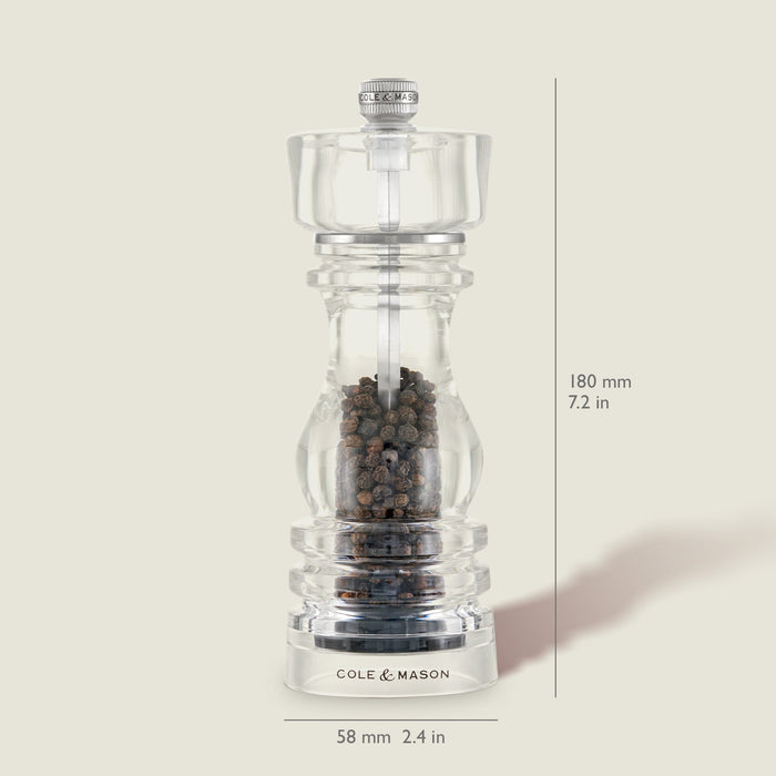 Cole & Mason London Acrylic Salt & Pepper Mills