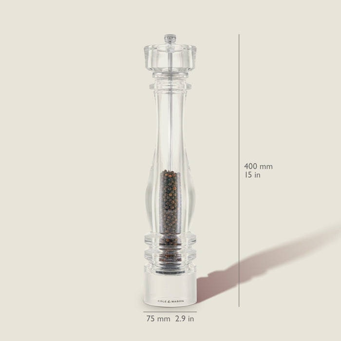 Cole & Mason London Acrylic Salt & Pepper Mills