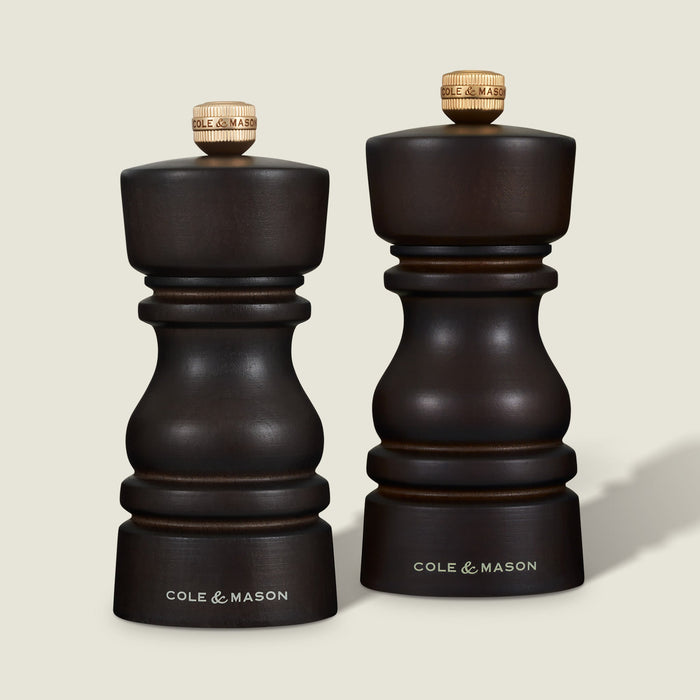 Cole & Mason London Chocolate Wood Salt & Pepper Mills