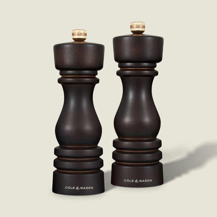 Cole & Mason London Chocolate Wood Salt & Pepper Mills