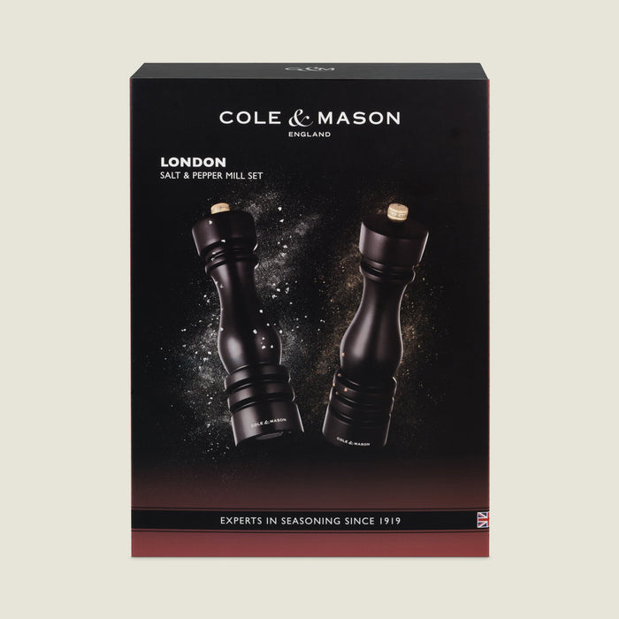 Cole & Mason London Chocolate Wood Salt & Pepper Mills