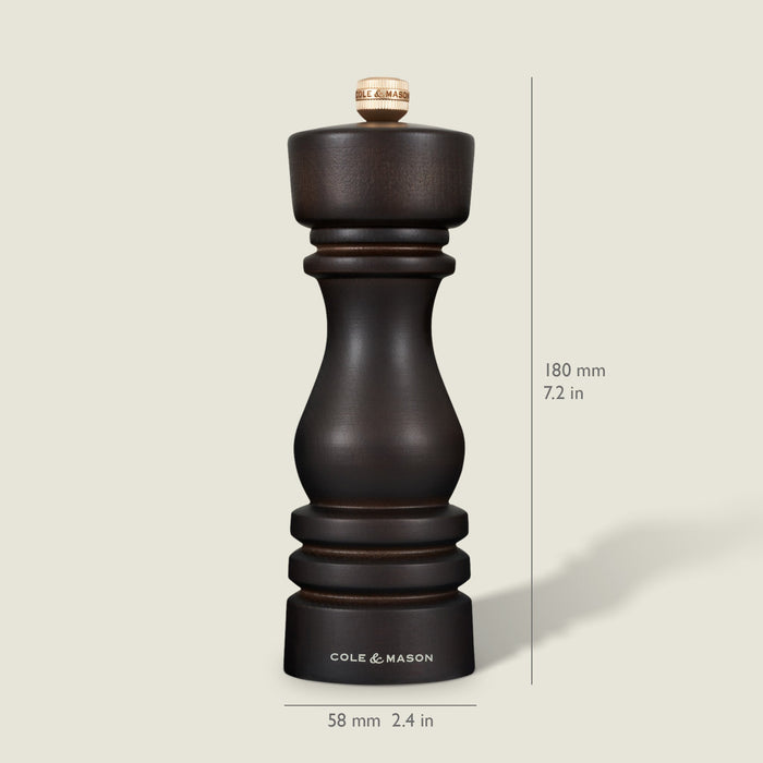 Cole & Mason London Chocolate Wood Salt & Pepper Mills