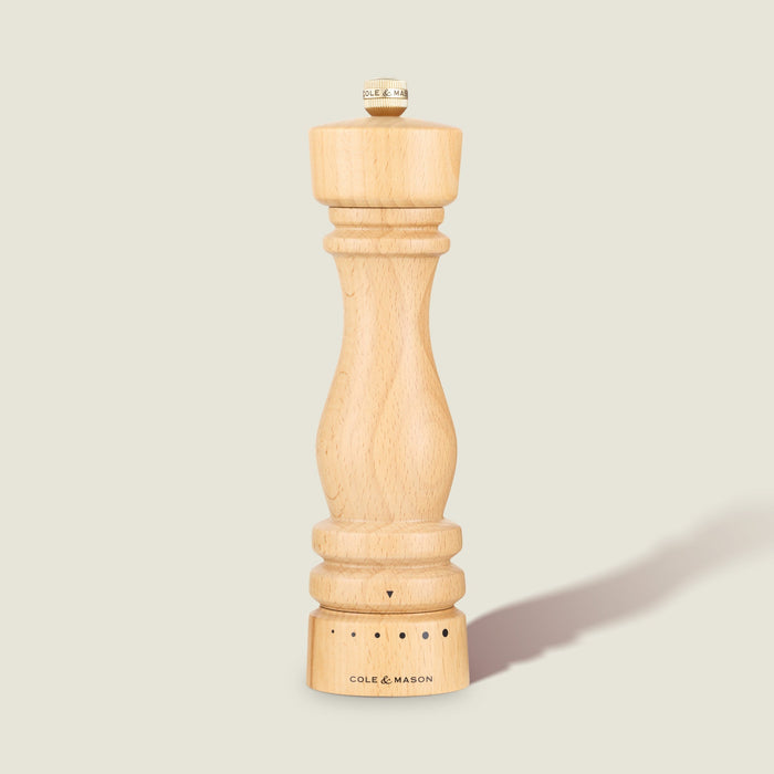 Cole & Mason London Natural Beech Grind Select Salt & Pepper Mills