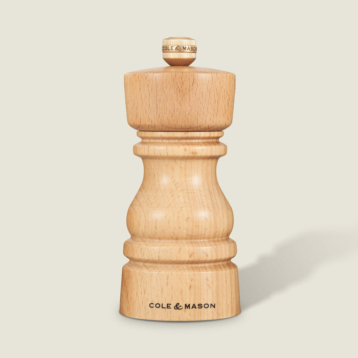Cole & Mason London Natural Beech Salt & Pepper Mills