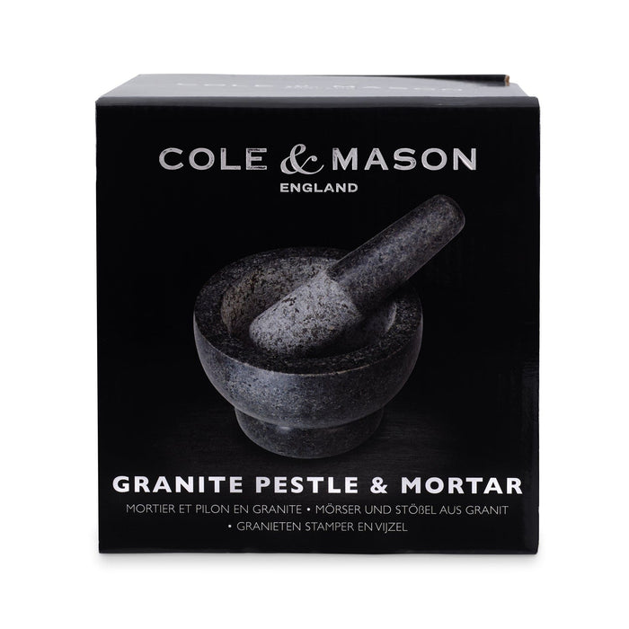 Cole & Mason Silver Granite Mortar & Pestle 5" - 4lb