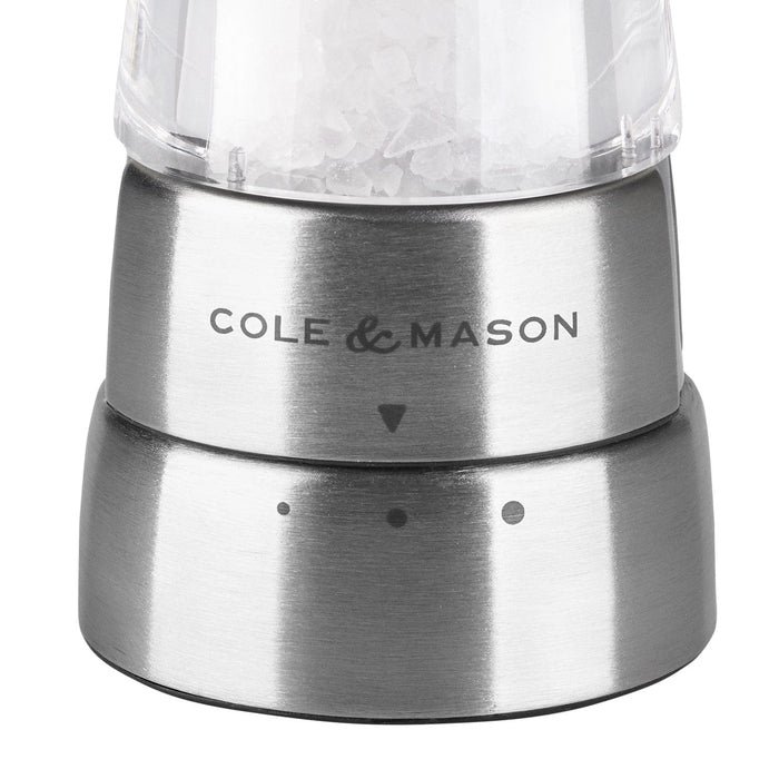 Cole & Mason Derwent Stainless Steel Salt & Pepper Mill