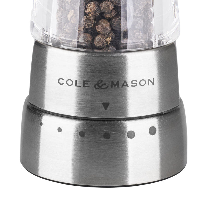 Cole & Mason Derwent Stainless Steel Salt & Pepper Mill
