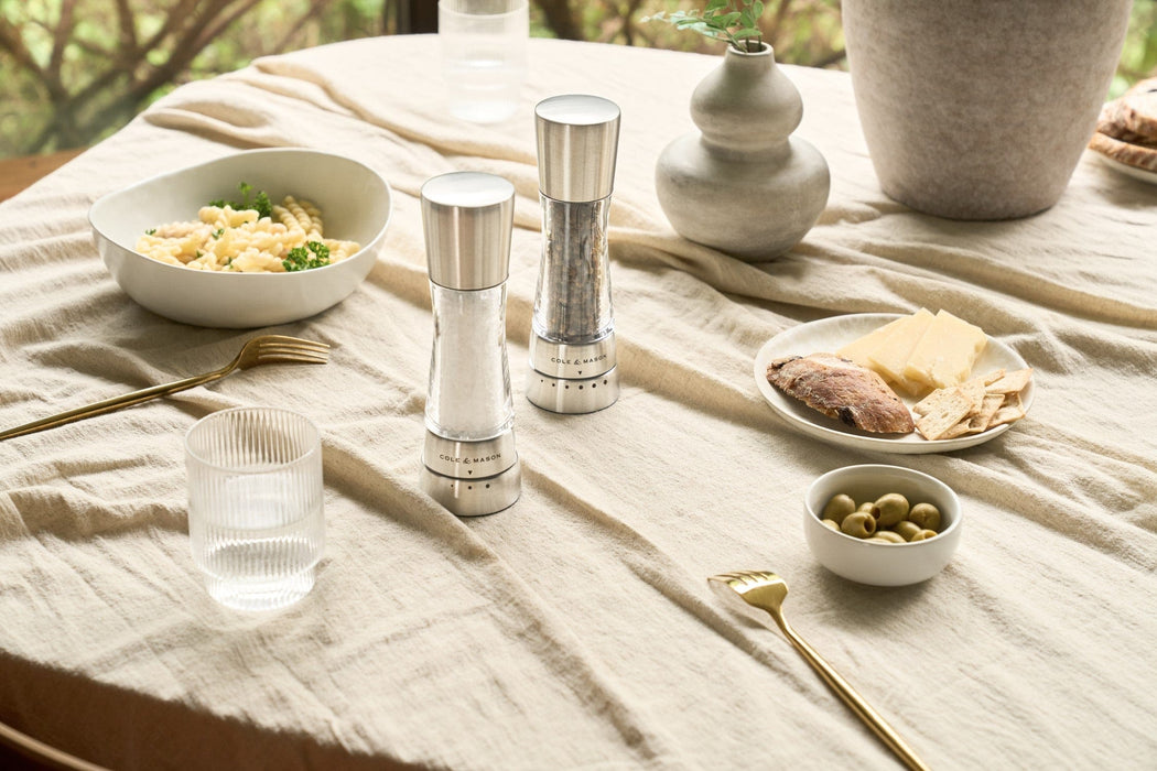 Cole & Mason Derwent Stainless Steel Salt & Pepper Mill