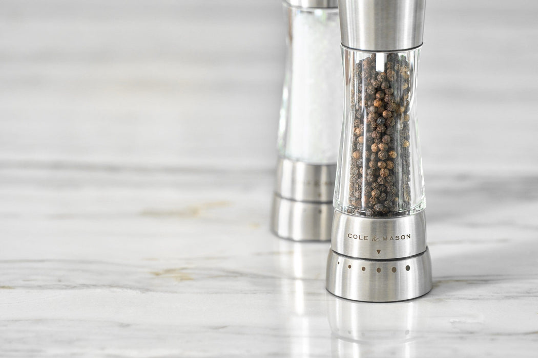 Cole & Mason Derwent Stainless Steel Salt & Pepper Mill