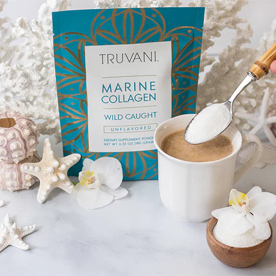 Truvani Marine Collagen Powder Unflavored 6.35oz