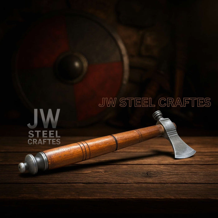 Damascus Pipe Tomahawk Hand Forged Viking Axe