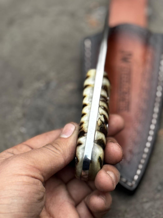 Compact Outdoor Knife – Stainless Steel Blade | Ram Horn or Wengi Wood Handle | JW SteelCrafts