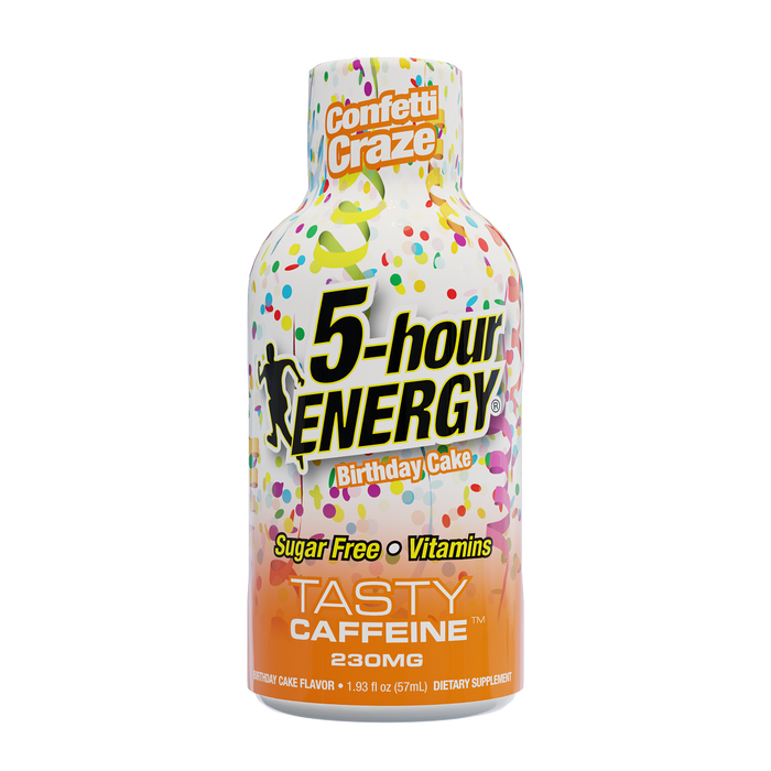 5-hour ENERGY Extra Strength Shots, Birthday Cake Flavor, 1.93 Fl Oz, 24 Pack