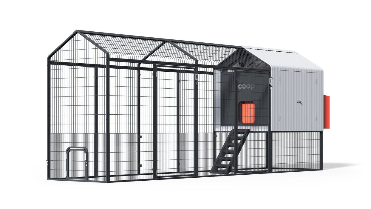 The Smart Coop + XL Steel Run