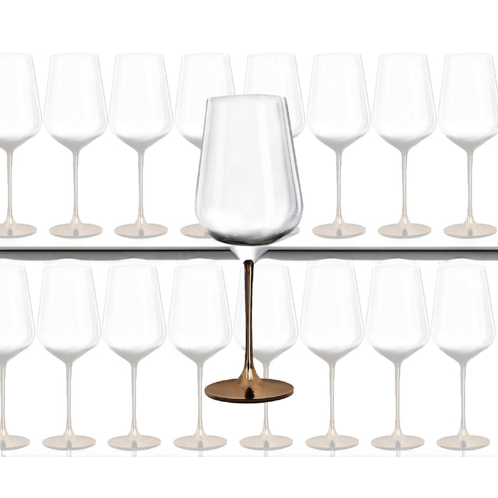 Full-Bottle Premium Artisan Copper Wine Glasses (750 mL / 25 fl. oz)