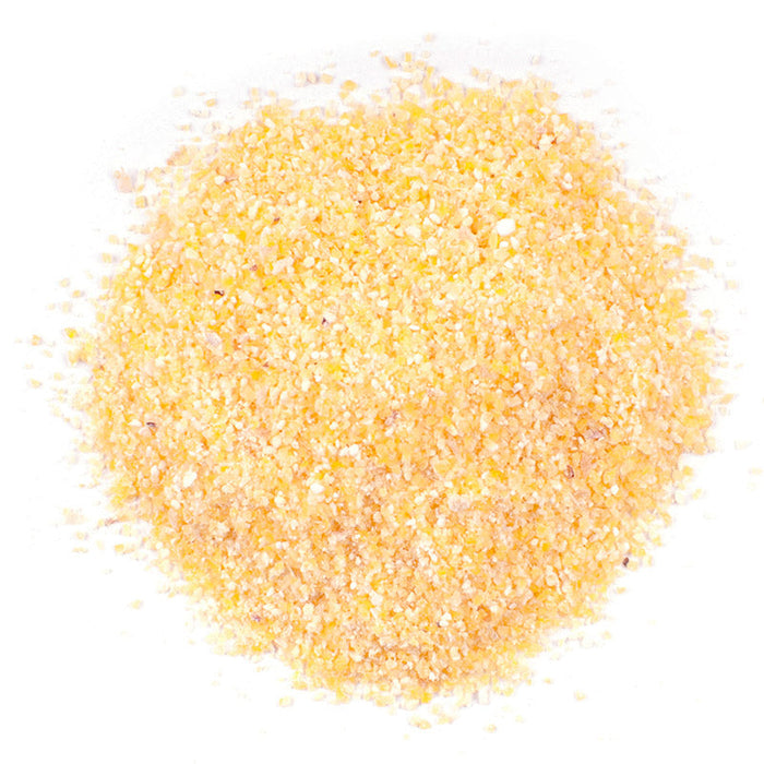 cornmealCORNMEAL YELLOW COARSECORNMEAL YELLOW COARSESpecialty Food SourceFeatures:

Discover the robust texture and rich, authentic flavor of our Coarse Cornmeal. This traditional staple, ground from whole corn kernels, is perfect for add