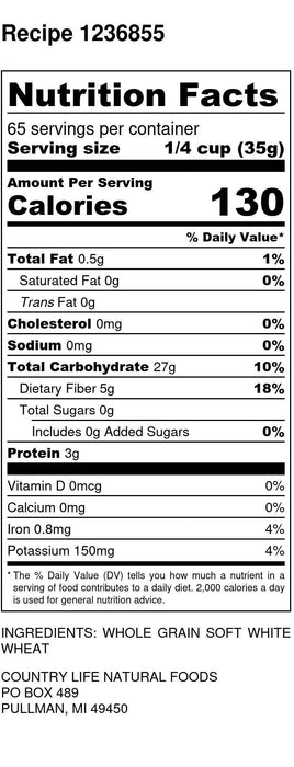 Whole Wheat Pastry Flour, Organic