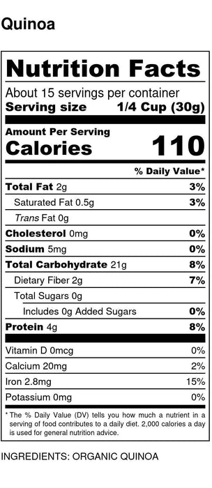 Quinoa, Organic