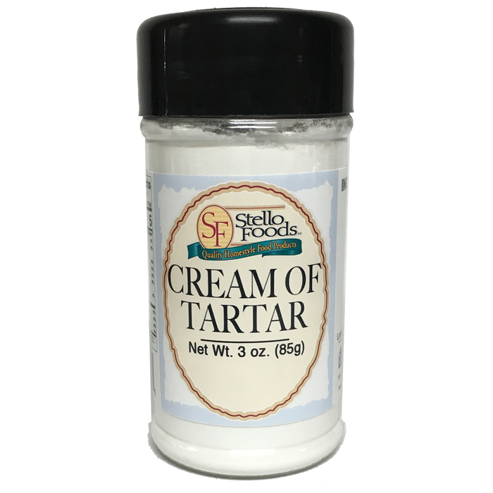 Stello Foods Spices - Cream of Tartar 3.0 oz
