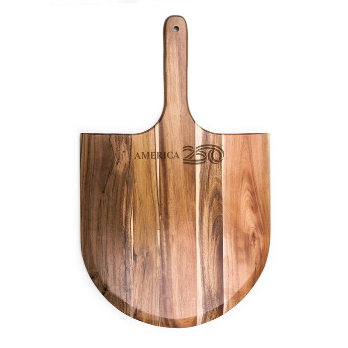 America250 America 250 - Acacia Pizza Peel Serving Paddle