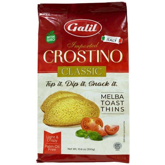 Crostino | Melba Toast Thins | Classic | 10.6 oz | Galil