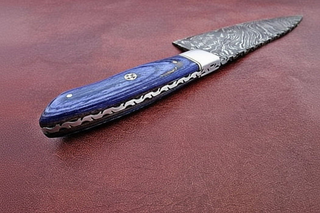 Custom Handmade Damascus Steel Full Tang  Chef Knife / Vegetable Knife  / Kitchen Knife DK-0130