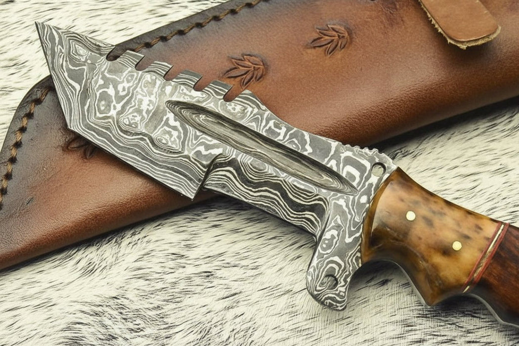 Custom Handmade HUNTING TRACKER Tactical Hunter Blade Survival
