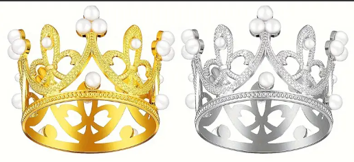 Mini Crown Cake Toppers
