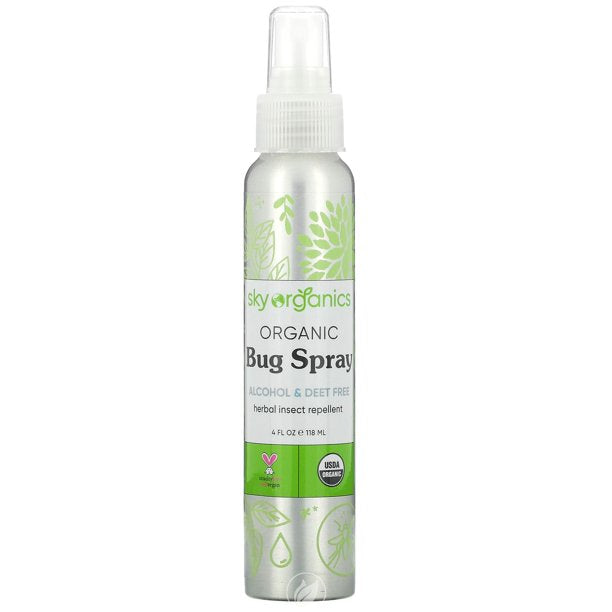 Sky Organics Bug Spray, DEET Free - 4 FL. OZ
