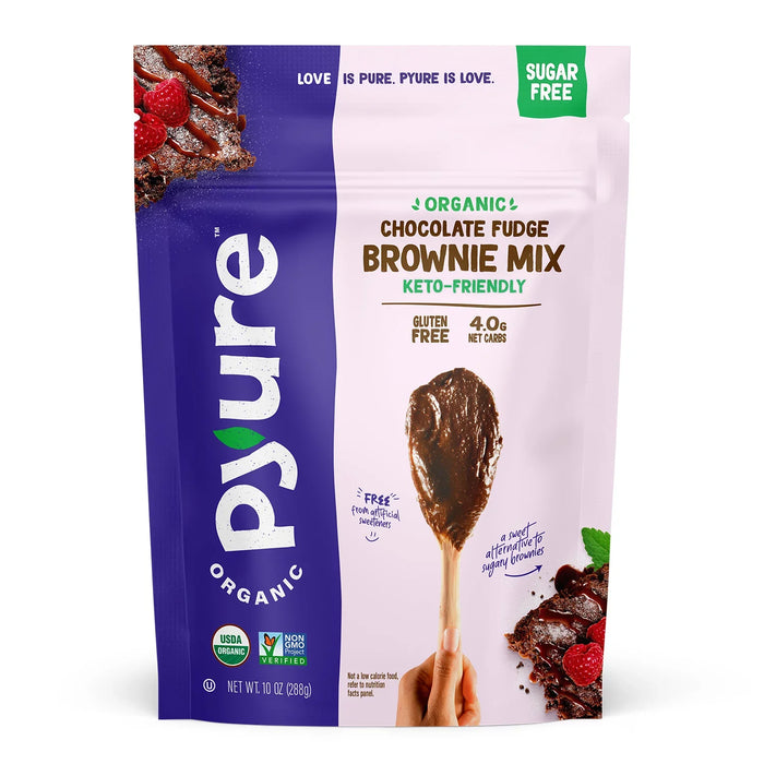 Pyure - Brwni Mix Chocolate Fdg Sugar Free - Case Of 6-10.5 Oz