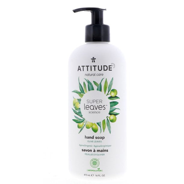 Attitude Olive Leaves Natural Foaming Hand Soap - 16 Oz