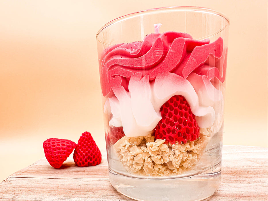 Wild Strawberry Scented Gourmet Candle