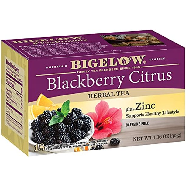 Bigelow Tea - Tea Hrbl Blckbry Citrus - Case Of 6-18 Bag