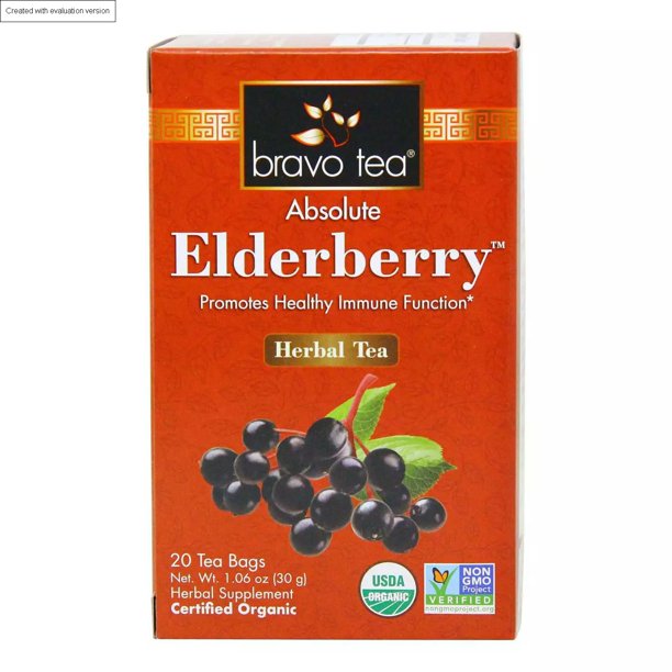 Bravo Teas&Herbs Elderberry Tea (20 Bags)