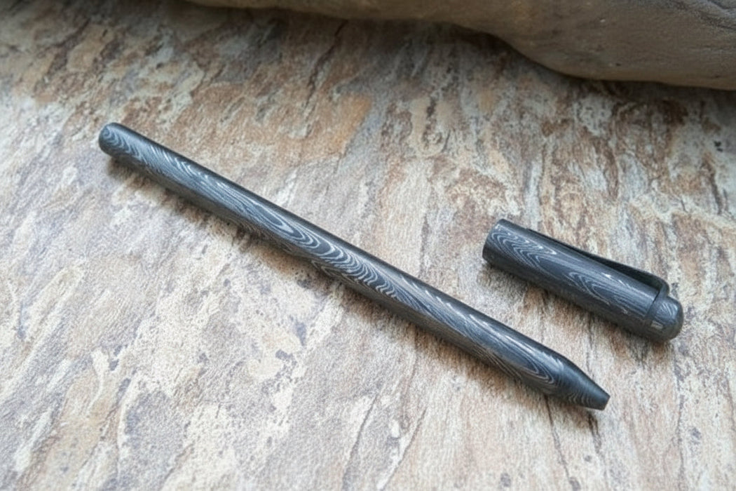 Damascus Knife Handmade - 06'' Damascus steel Ball point DE-0084