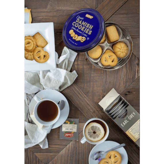 Danish Cookies Mini-Tin | Non-Dairy | Bisno | 4 oz