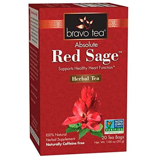 Bravo Teas & Herbs Red Sage Root Tea (20 Bags)