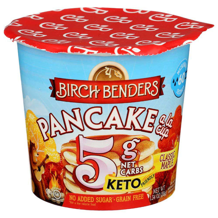 Birch Benders - Pancake A La Cup Classic Maple - Case Of 8-1.34 Oz