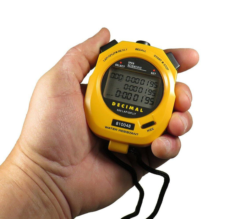 Advanced Decimal Display Stopwatch