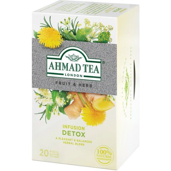 Detox Infusion Tea - Herbal | 20' Tea Bags | Ahmad Tea