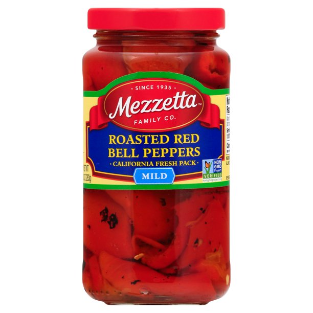 MezzettaRoasted Red Bell Peppers - Case of 12 - 10 oz