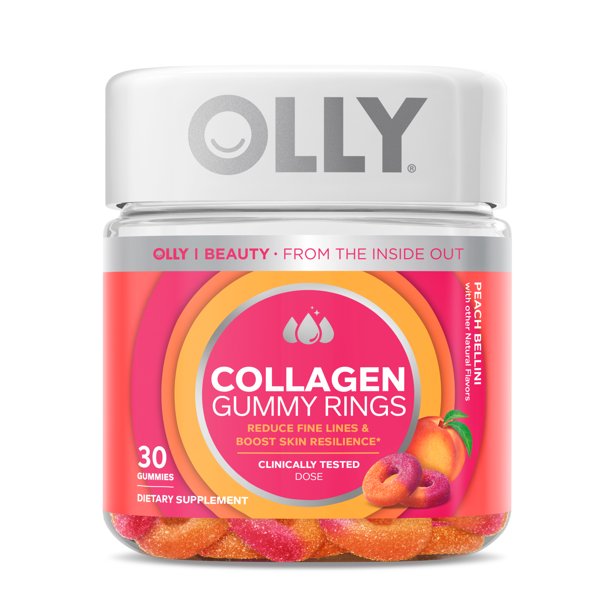 Olly Collagen Berry Gummy Rings - 2500mg Collagen (Pack of 30)