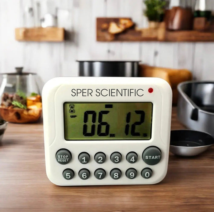 Digital Count Up/Down Timer with Audible & Visual Alarm