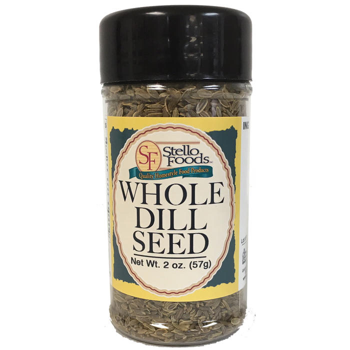 Stello Foods Spices - Dill - Whole Seed 2.0 oz