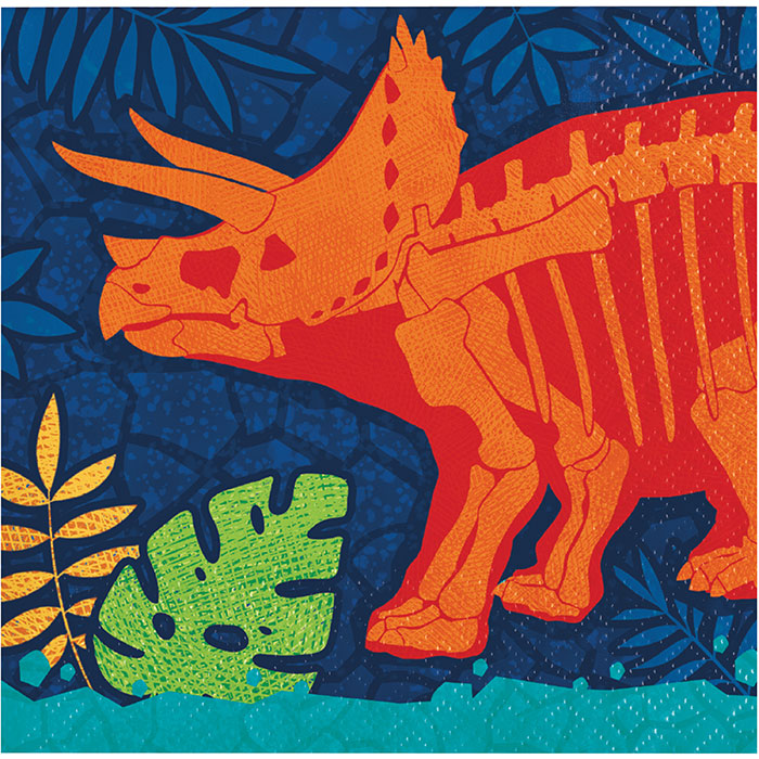 Bulk Dino Dig Beverage Napkins (192 per Case)